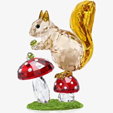 Swarovski Idyllia Squirrel & Mushrooms Ornament 5684343