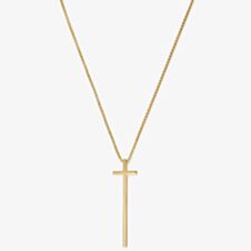ALEX AND ANI Gold Plated Cross Adjustable Necklace PC17NCRG