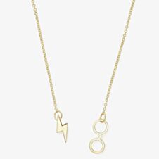 ALEX AND ANI Gold Plated Glasses Lariat Necklace AS18HP36G