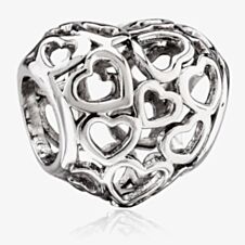 Rosa Lea Openwork Love Heart Charm AM-2THB011504