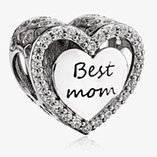 Rosa Lea Best Mom Heart Charm AM-2THB011905