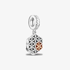 Rosa Lea Geometric Triangles Dropper Charm AM-2THB016106