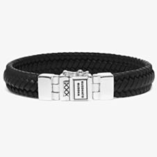 Buddha To Buddha Edwin Black Leather Bracelet 181BL