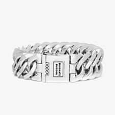 Buddha To Buddha Large Chain Silver Bracelet 080 E+ (20CM)