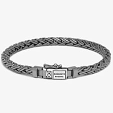 Buddha To Buddha Katja Xs Black Rhodium Shine Silver Bracelet J170BR SS F (21CM)