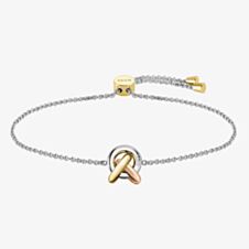 BOSS Harmonie Three Colour Circle Link Toggle Bracelet 1580772