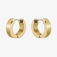 BOSS Odell Gold Tone Small Hoop Earrings 1580655