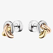 BOSS Harmonie Three Colour Cross Link Stud Earrings 1580773