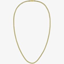 BOSS Mens Gold-Tone 24 Inch Curb Chain Necklace 1580173