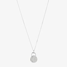 Lauren Ralph Lauren Silver Padlock Diamond Necklace 60542926-G03
