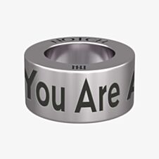 Notch Positivity You Are Amazing Silver Charm 00128-SS