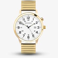 Sekonda Easy Reader Gold Plated Expandable Watch 30128