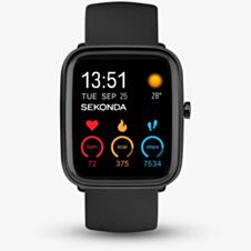 Sekonda Motion Plus Black Rubber Smart Watch 30225
