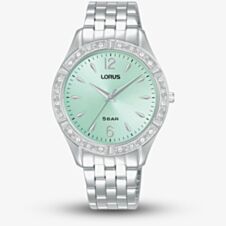 Lorus Ladies Radiant Crystal Blue Dial Watch RG263WX9