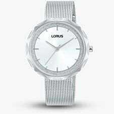 Lorus Ladies Mesh White Dial Watch RG237WX9