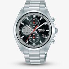 Lorus Mens Sports Chronograph Black Dial Date Watch RM381JX9