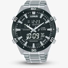 Lorus Mens Dual Display Bracelet Watch RW649AX9