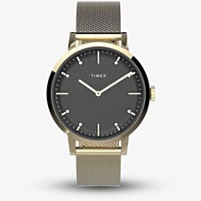 Timex Ladies Midtown Gold Plated Mesh Watch TW2V37200