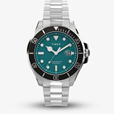 Timex Mens Harborside Green Stainless Steel Watch TW2V91900