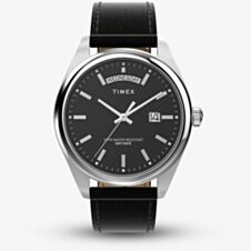 Timex Mens Legacy Black Leather Watch TW2W57400
