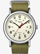 Timex Mens Weekender  White Dial Watch T2N651