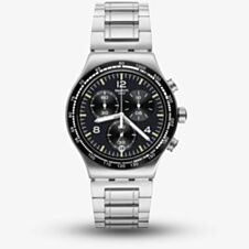 Swatch Night Flight Chronograph Bracelet Watch YVS444GC