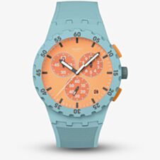 Swatch Essentials Juicy Apricot Blue & Orange Watch SUSL401