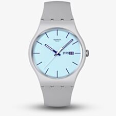 Swatch Blueberry Sky Grey & Blue Watch SO29M702