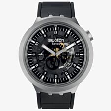Swatch Mens Dark Irony Black Watch SB07S105