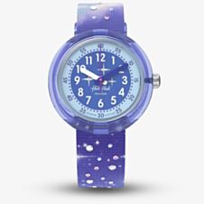 Flik Flak Girls Mystic Clouds Purple Watch FPNP158
