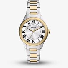 Fossil Ladies Gilmore Two Tone Three Hand Watch ES5396