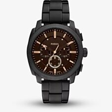 Fossil Mens Machine Black Chronograph Watch FS6097