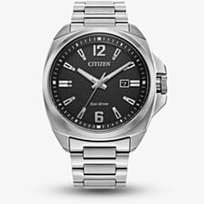 Citizen Mens Eco Drive 42mm Black Dial Watch AW1720-51E