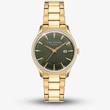 Ted Baker Mens Leytonn Gold & Green Watch BKPLTS4039I