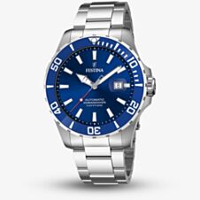 Festina Mens Blue Dial Automatic Diving Watch F20531/3