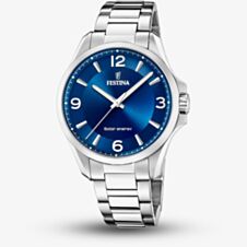 Festina Mens Solar Energy Blue Dial Watch F20656/2