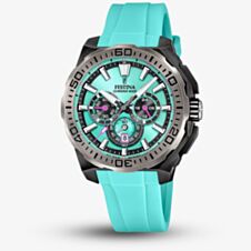 Festina Mens Chrono Bike Blue Rubber Strap Chronograph Watch F20726/2