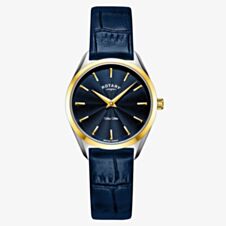 Rotary Ultra Slim Navy Leather Watch LS08011/05