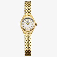 Rotary Traditional Gold Plated Watch LB05128/70
