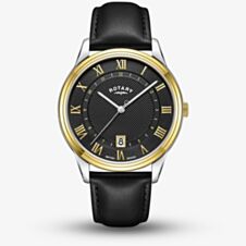 Rotary Dress Black Leather Watch GS05391/10