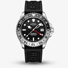 Rotary Seamatic Automatic GMT Black Watch GS04378/97