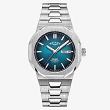 Rotary Sport Automatic Octagon Blue Dial Watch GB05490/73