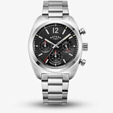 Rotary Avenger Sport Black Chronograph Watch GB05485/65