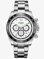 Rotary Mens Henley Chronograph White Dial Watch GB05440/02