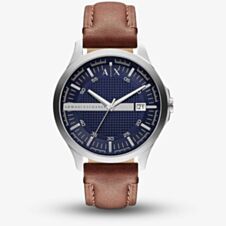 Armani Exchange Hampton Brown Leather Watch AX2133