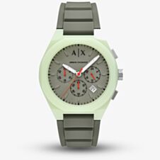 Armani Exchange Mens Sync Two Tone Green Chronograph Watch AX4171