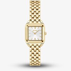 BOSS Ladies Mae Petite Gold Tone Rectangle Watch 1502823