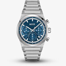 BOSS Mens Candor Blue Chronograph Watch 1514250