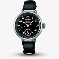 Seiko Mens Limited Edition Presage Black Leather Strap Watch SPB449J1