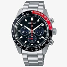 Seiko Mens Prospex Speedtimer ‘Go Large’ Black Solar Watch SSC915P1